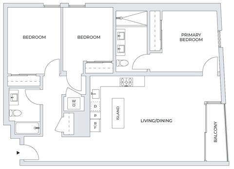 3 Bedroom Floor Plan